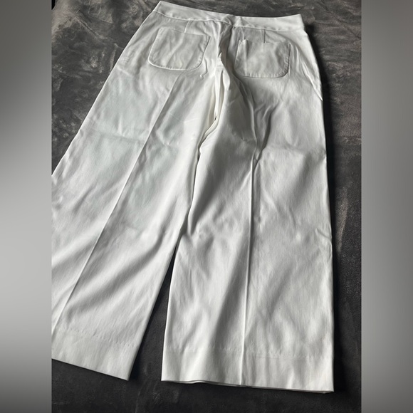 Everlane NWT white high waisted classy pants wide leg - Picture 2 of 10